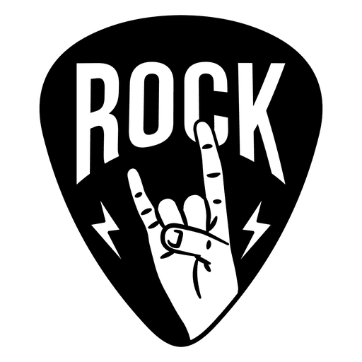 Logo de rock and roll